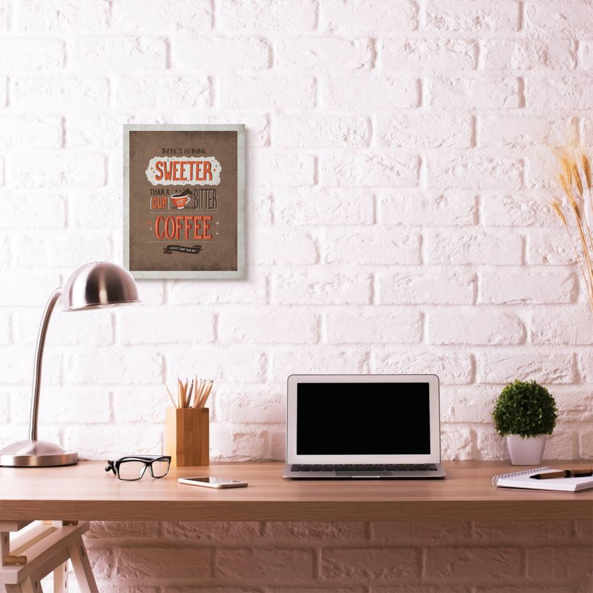 Stupell Industries Nothing Sweeter Coffee Wall Accent